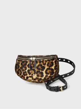 Herbert Frere Sceur Leopard Print Crossbody Belt Bag